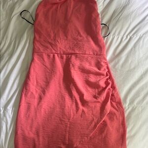 Forever 21 Coral Sleeveless Dress